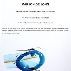 1997 - Expositie Bij den Dom